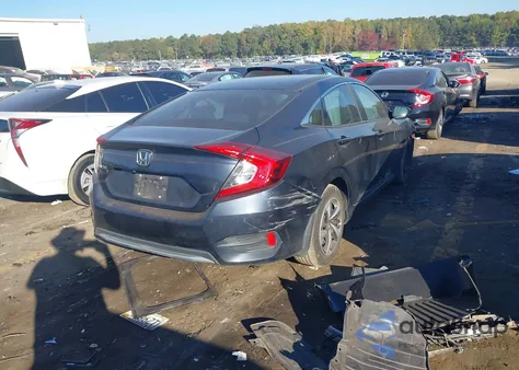 2020 Honda Civic Lx из США, поврежденный, VIN 19XFC2F64LE021597